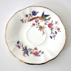 Hammersley BIRD OF PARADISE Fine Bone China Made In England Saucer‎ Plate 5"